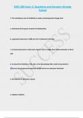 BIOS 280 Exam 2&semi; Questions and Answers Already  Solved