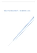 MRL3702 Assignment 2 Semester 2, 2021