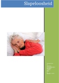 Samenvatting Boom Hulpboek - Slapeloosheid, , ISBN: 9789089539847 Verzorgende IG 3