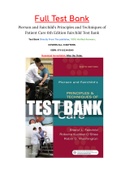 Pierson and Fairchild&rsquo;s Principles and Techniques of Patient Care 6th Edition Fairchild Test Bank