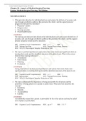 Exam (elaborations) MedicalSurg 7th Edition By Linton 
