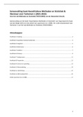 Samenvatting boek Kwantitatieve Methoden en Statistiek & literatuur voor Tentamen 1 voor het vak Methoden en Statistiek 1 (TW2V19002)  (2021-2022) van de Universiteit Utrecht