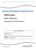 BNU1501 ASSIGNMENT 01 SOLUTIONS, SEMESTER 1, 2022