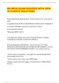 MA MPJE EXAM 2024&sol;2025 WITH 100&percnt; ACCURATE SOLUTIONS