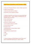 D120 Exam Questions and Answers 2025&period; 