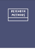 Research Methods Exam 1