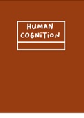 Human Cognitive Processes Exam 1