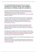 LVN EXIT RETAKE EXAM ACTUAL EXAM  COMPLETE 130 QUESTIONS AND CORRECT  DETAILED ANSWERS &vert;ALREADY GRADED A&plus;