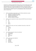 Renal Practice Questions Spring 2015 with answer key