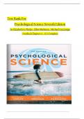 TEST BANK for Psychological Science&comma; 7th Edition by Phelps & Berkman&comma; All 15 Chapters Covered&comma; Verified Latest Edition