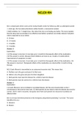 NCLEX-RN-Questions And Answers&sol;RN Mnemonics ABC &lpar;NCLEX RN 1000&rpar;&sol;NCLEX-RN final exam 2020 Question And Answer