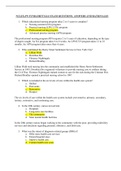 NCLEX-PN FUNDAMENTALS EXAM QUESTIONS&comma; ANSWERS AND RATIONALES