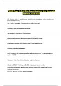 PCOA Exam 1 &lpar;Cell Bio&rpar; Exam Qustions And Accurate Answers 2024-2025