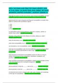 GPCU 520 EXAM AND PRACTICE EXAM