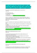 GPCU 520 EXAM AND PRACTICE EXAM