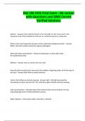 Biol 186 UVIC Final Exam - lab section with Questions and 100&percnt; Correct Verified Solutions