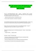 BISC 261 Lecture Exam with Questions with 100&percnt; Correct Answers&vert; Latest Update 2024&vert; Verified