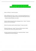 BISC 261 Chapter 10 Test with Questions with 100&percnt; Correct Answers
