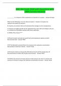 Bundle of bisc 261  Exams All with Questions and Correct Verified Answers