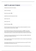 A&P 2 Lab test 3 2025&sol;2026&comma; Questions And Verified Answers 