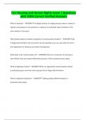 Fair Housing and Human Rights exam &vert; Questions with 100&percnt; Correct Verified Answer