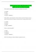 FAIR Practice Exam &lpar;80 Questions&rpar; with 100&percnt; Correct Verified Answers