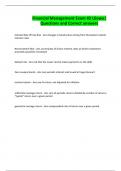 Financial Management Exam &num;2 Uiowa&vert; Questions and Correct answers