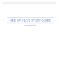 HESI AP V1/V2 STUDY GUIDE