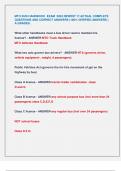 MTO BUS HANDBOOK EXAM 2024 NEWEST &excl;&excl;&excl; ACTUAL COMPLETE  QUESTIONS AND CORRECT ANSWERS &lpar;100&percnt; VERIFIED ANSWERS &rpar;  A GRADED &period;
