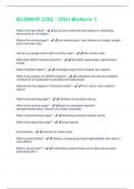BUSMHR 2292 - OSU Midterm 1  Questions and Answers New &lpar;2024&sol;2025&rpar; Solved 100&percnt; Correct