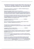 Test Bank For Strategic Compensation&sol;&sol;Test in The Areas of Enviroment with Experts Reviews &lpar; top rated 2024 2025&rpar;