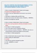 RELATIVITY CERTIFIED PRO EXAM 2024-2025 NEWEST &excl;&excl;&excl; ACTUAL  COMPLETE EXAM QUESTIONS AND CORRECT ANSWERS  &lpar;100&percnt;VERIFIED ANSWERS &rpar; ALREADY GRADED A&plus;