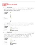 NURS 6531 QUIZ 26 C0RRECT QUESTIONS AND ANSWERS GRADED A