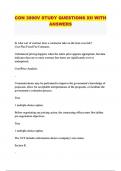 ALL CON 3990&sol;CON3990 PACKAGED EXAMS WITH DETAILED QUESTIONS AND 100&percnt; VERIFIED ANSWERS 2024&sol;2025