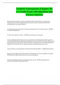 Geriatric Emergencies &lpar;Chapter 35&rpar; A&plus; Grade Exam with Questions and Correct Answers