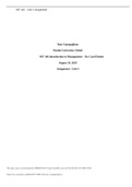 MT 140 – Unit 3 AssignmentToni Ciampaglione - introduction to management