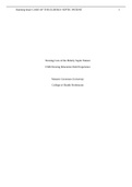 Nursing MS C946 - Nursing Care of the Elderly Septic Patient&period; Essay&period;
