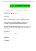 GY 102 Assignment&vert;Questions with Complete Verified Correct Answers