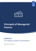 Principles of managerial finance: chapter 2 summary