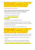 NURSING 4636403 Community PROCTOR ATI QUESTION & ANSWERS LATEST UPDATE 2021&sol;2022 100&percnt;CORRECT