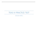 TEAS VI Practice Test