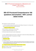 BB ATI Proctored Comprehensive 180 questions and answers .100% correct .latest review 2021
