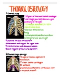 Thoracic osteology 