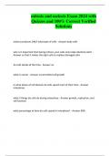 Mitosis and Meiosis EXAMS BUNDLE&vert; All with  Questions and 100&percnt; Correct Verified Solutions&vert; Latest Update