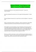 Mitosis POGIL Test&vert; Quizzes and 100&percnt; Correct Verified Solutions
