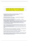 CMSP REVIEW QUESTIONS AND ANSWERS WELL ILLUSTRATED&period;