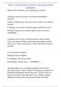 TNCC 9TH EDITION &lpar;ACTUAL &rpar; WITH  ANSWERS