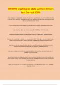 SWERVE washington state written driver's test Correct 100&percnt;