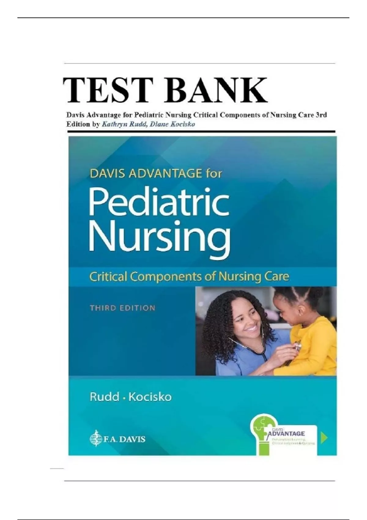 Pediatric Nursing Critical Components of Nursing Care 3rd Edition ...
