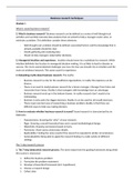 Business research techniques summary (TISEM)